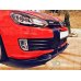 Накладка сплиттер на передний бампер на Volkswagen Golf VI GTI 35TH